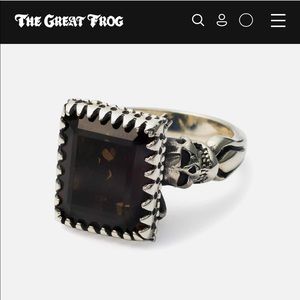 The Great Frog stone ring